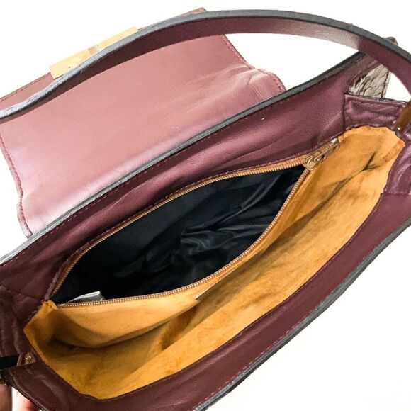 MAURO GOVERNO For SUAREZ NY Snakeskin Purple Bag - Picture 7 of 13